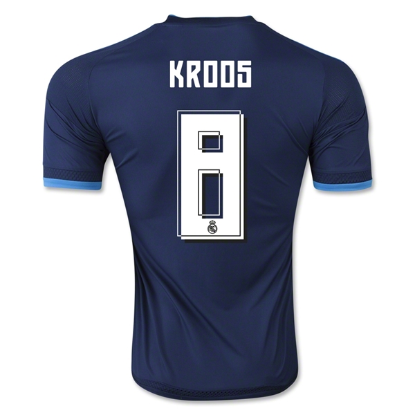 Real Madrid 2015-16 KROOS #8 Third Soccer Jersey